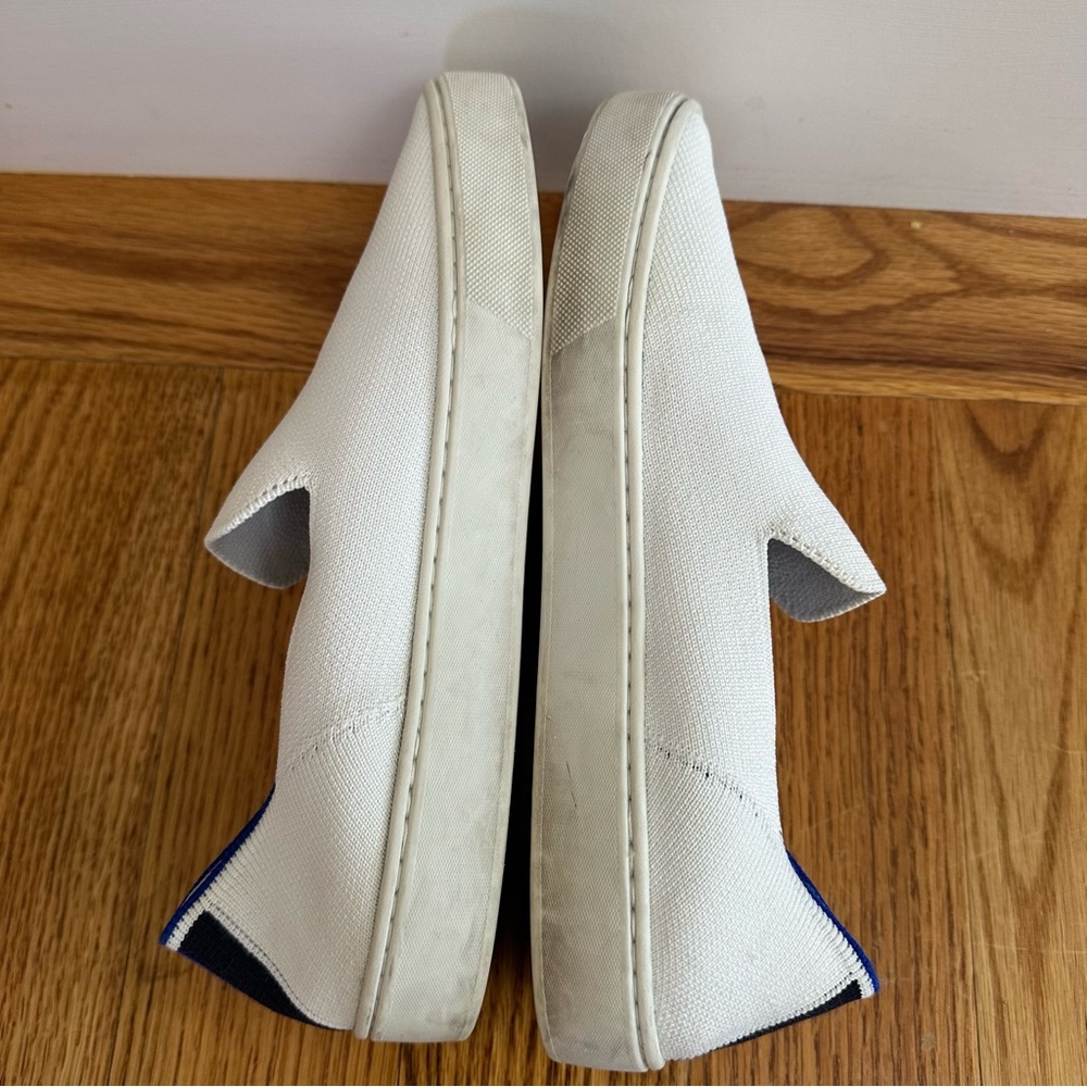 Rothy's The Original Slip On Sneaker in White - Picture 7 of 11